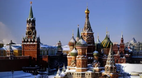 Les monuments de la place rouge à Moscou