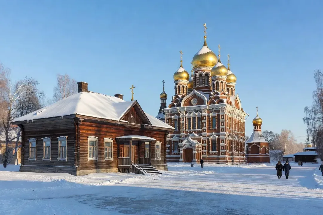 L'Église-sur-le-Sang d'Ekaterinbourg, construite sur le site de la maison Ipatiev où fut exécutée la famille Romanov