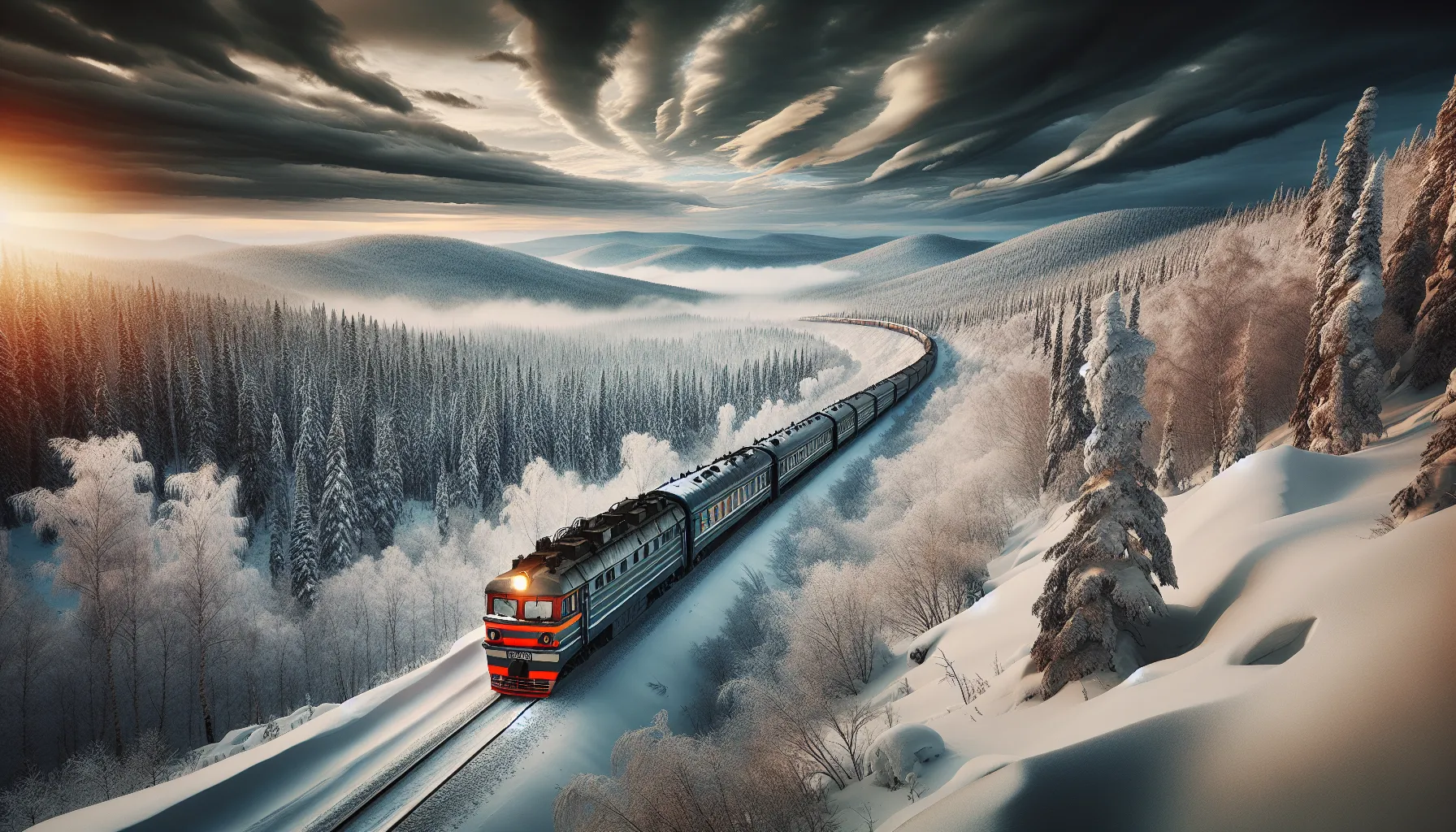 En train vers l’Oural